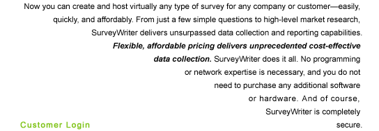 Web surveys and online market research tools